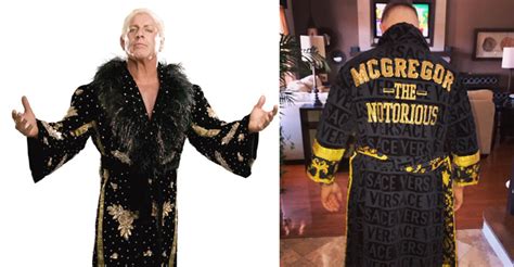 Conor McGregor’s New Donatella Versace Robe is Peak Ric Flair